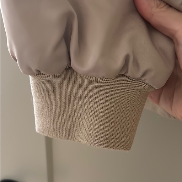 Open Edit Oxford Tan Bomber Jacket - Picture 5 of 8